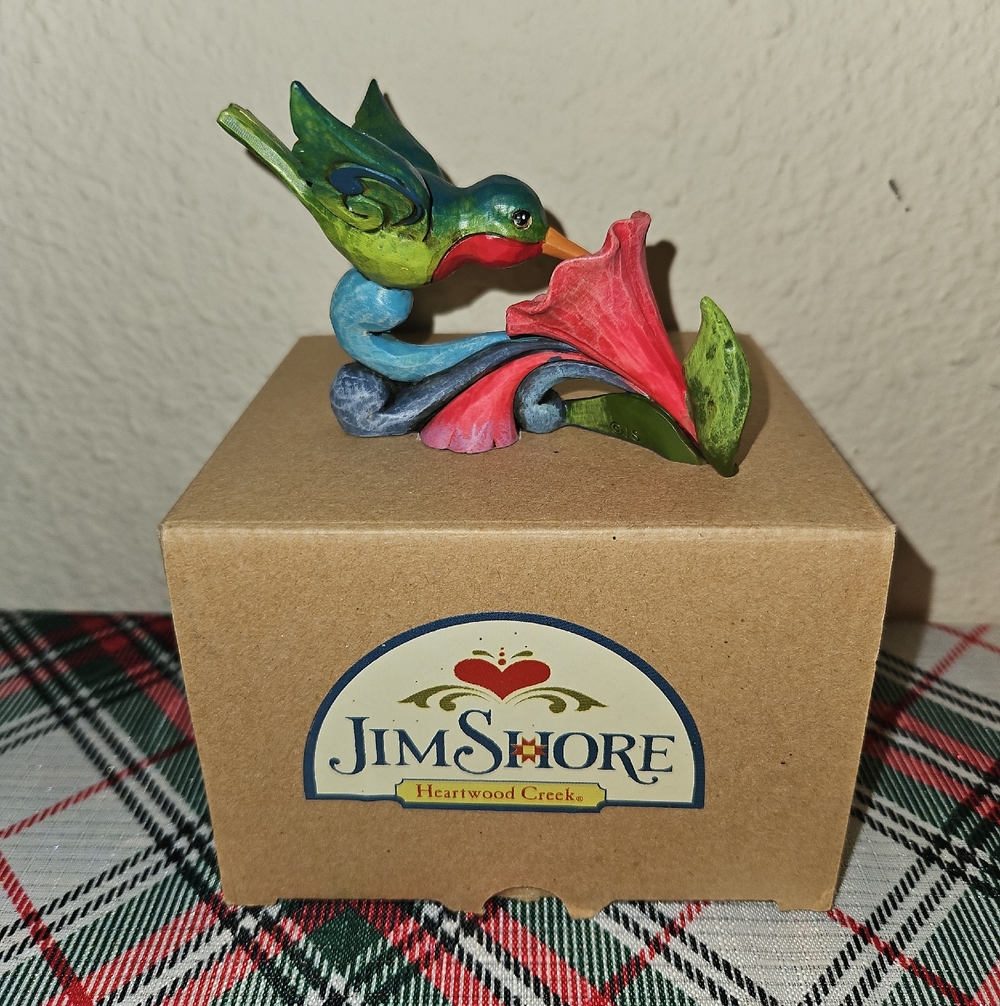 Heartwood Creek Multicolored Mini Hummingbird Figurine Home/Office Decor